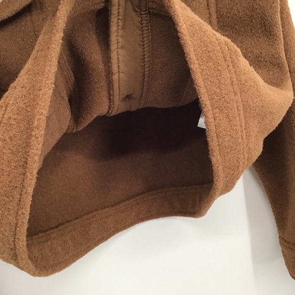 Joie Burton Felted Shacket Trucker Jacket Casual Career Carmel Size Large - Picture 2 of 9